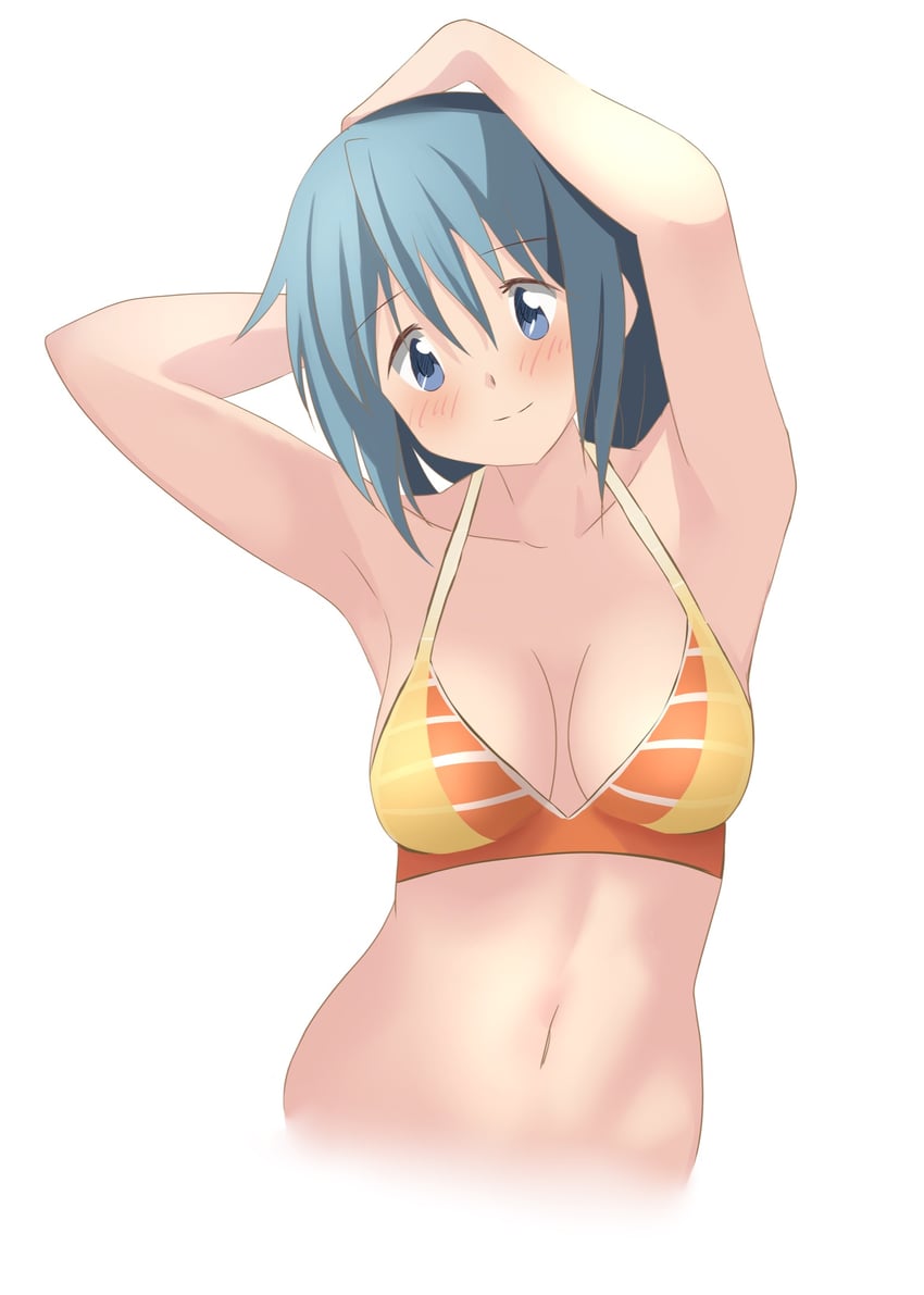 miki sayaka (mahou shoujo madoka magica and 1 more) drawn by hateri