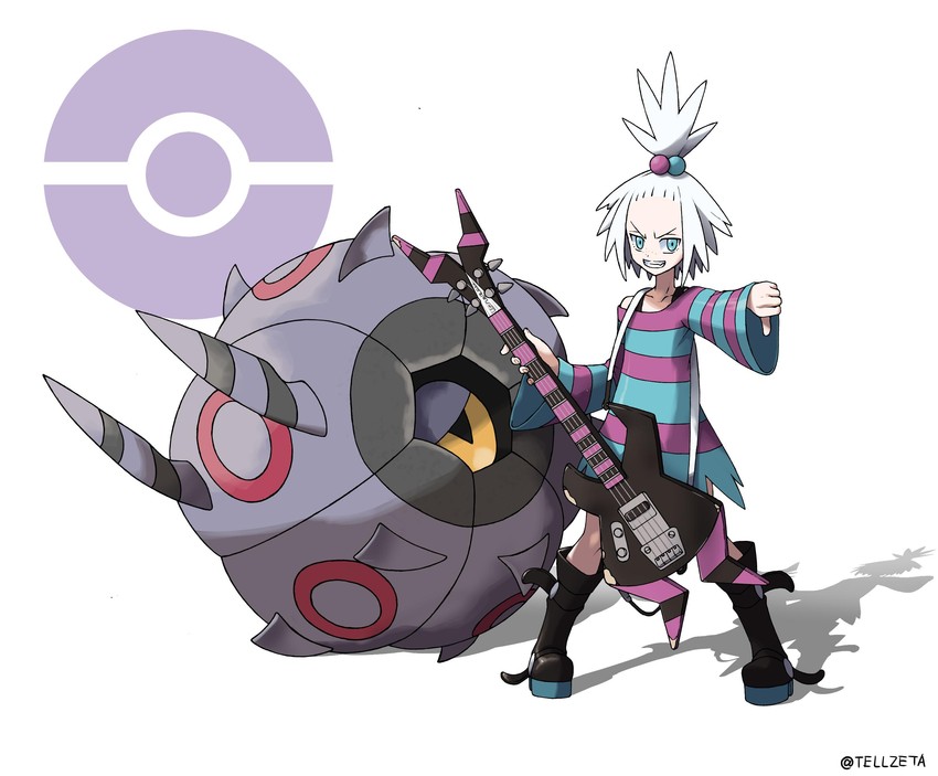 roxie and whirlipede (pokemon and 2 more) drawn by tellzeta