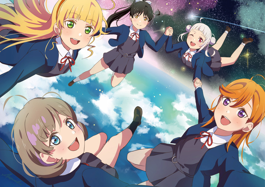 shibuya kanon, heanna sumire, tang keke, arashi chisato, and hazuki ren (love live! and 1 more) drawn by aozora_aoi