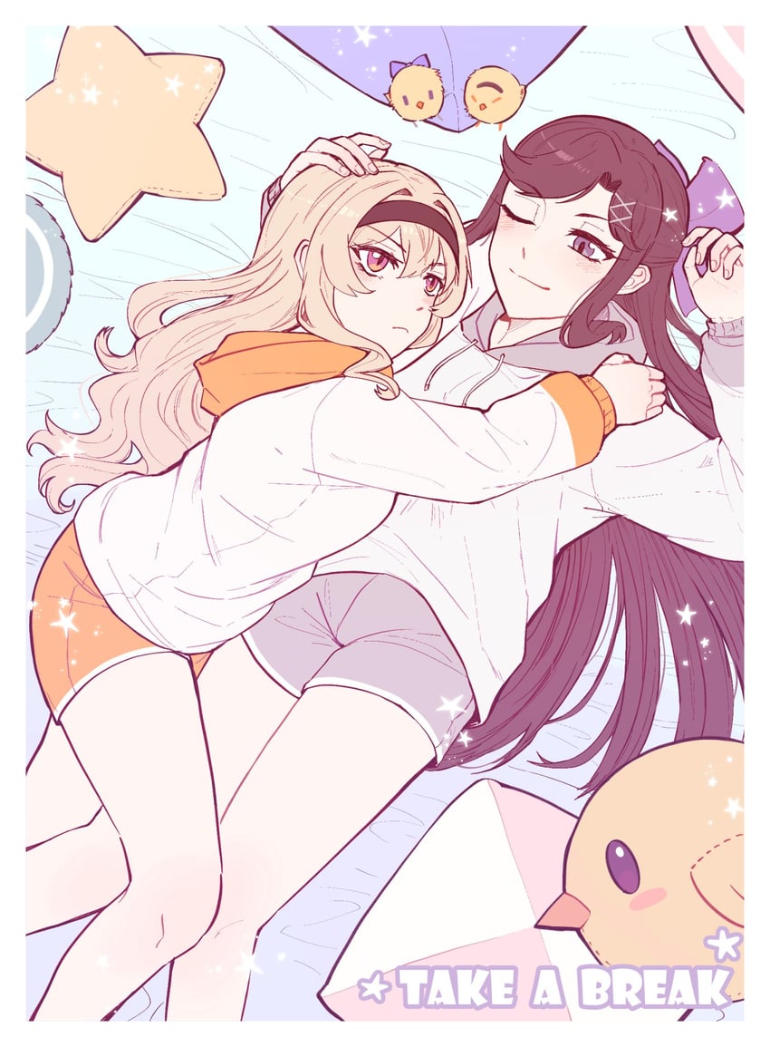 saijou claudine and tendou maya (shoujo kageki revue starlight) drawn by rickonrk