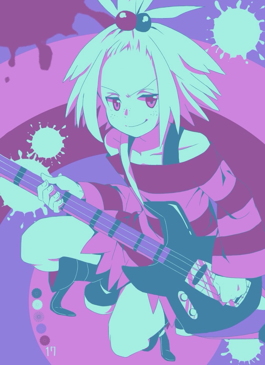 roxie (pokemon and 1 more) drawn by aoya_(ayoyame18)