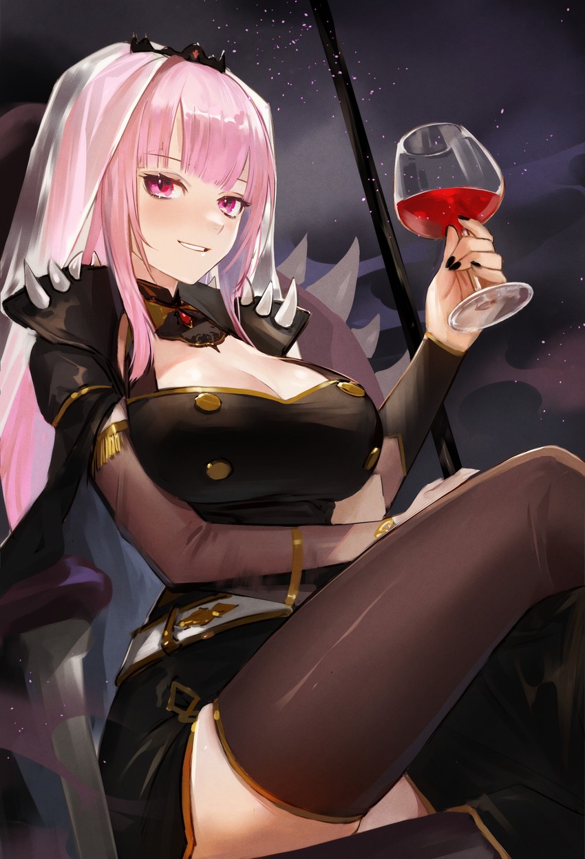 mori calliope (hololive and 1 more) drawn by nima_(niru54)