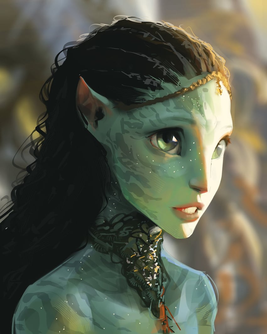 james cameron's avatar and 1 more drawn by sam_yang