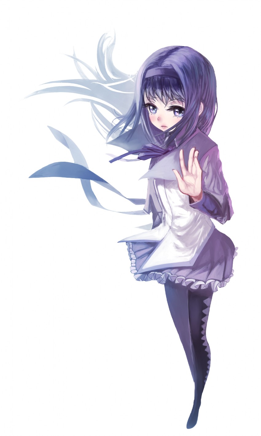 akemi homura (mahou shoujo madoka magica) drawn by kansou_samehada