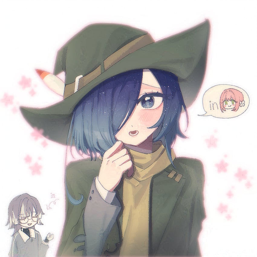 hanazono hakari, nakaji uto, and hifumi suu (kimi no koto ga dai dai dai dai daisuki na 100-nin no kanojo) drawn by chi_kan100