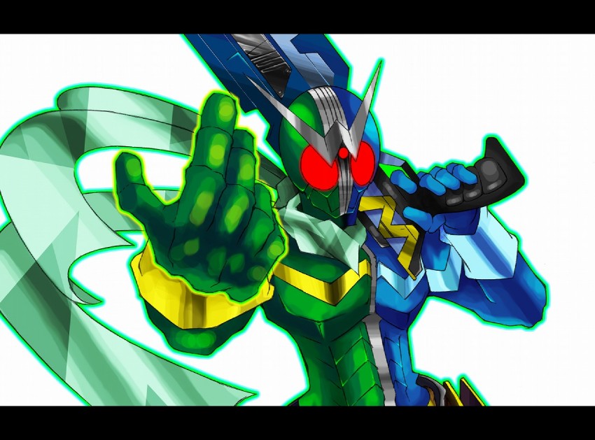 kamen rider double (kamen rider and 1 more) drawn by marimo_jun