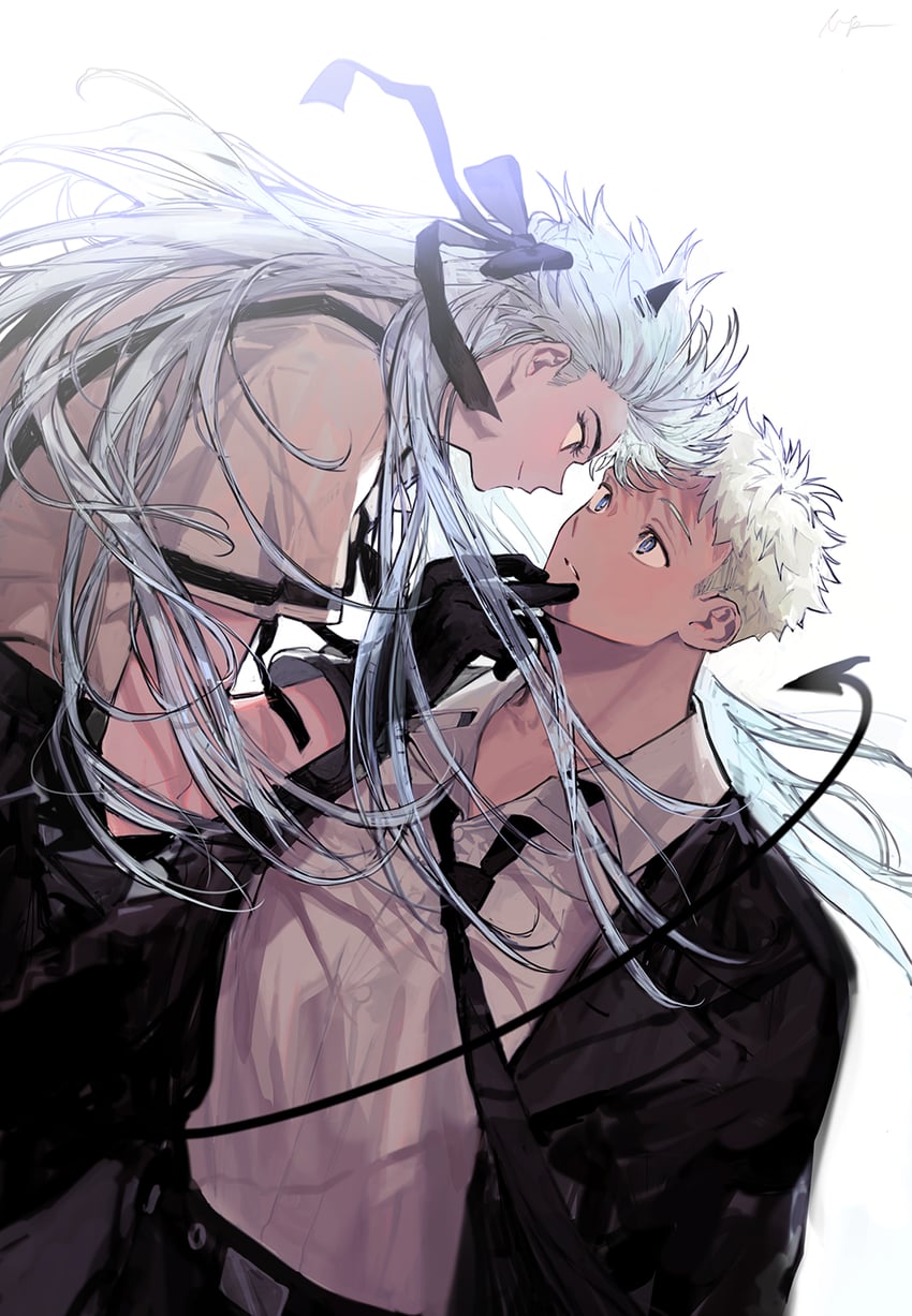 noi and shin (dorohedoro) drawn by odagorom
