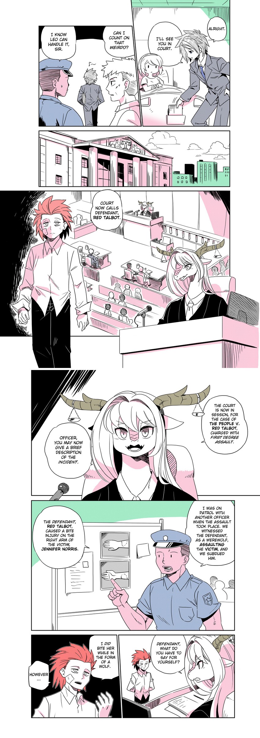 levia, jennifer, leo, and red talbot (modern mogal) drawn by shepherd0821