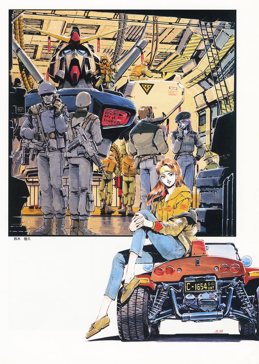 christina mackenzie and gundam alex (gundam and 1 more)