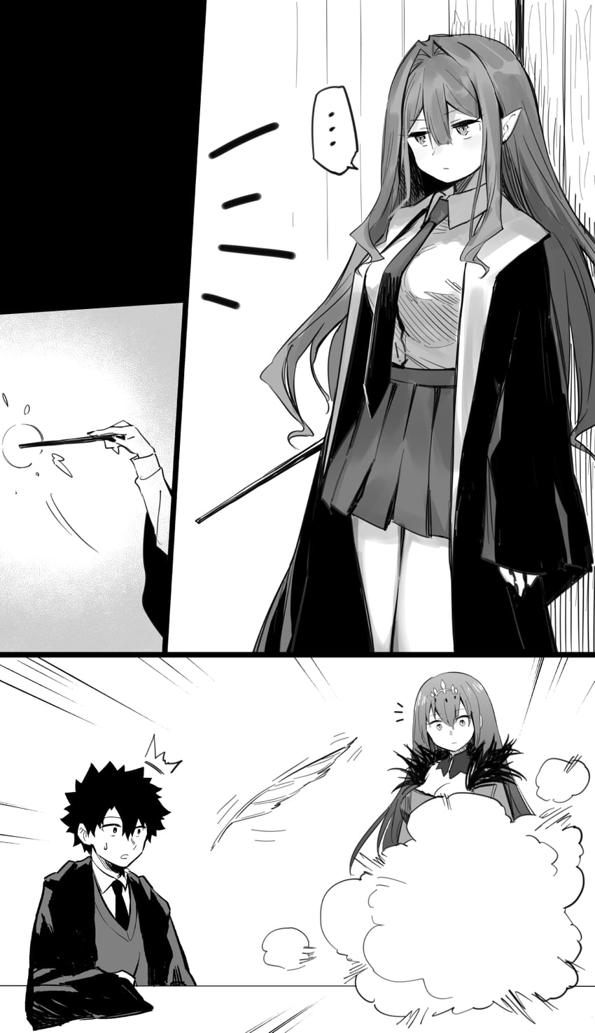 fujimaru ritsuka, scathach, baobhan sith, and scathach skadi (fate and 3 more) drawn by hirunagi