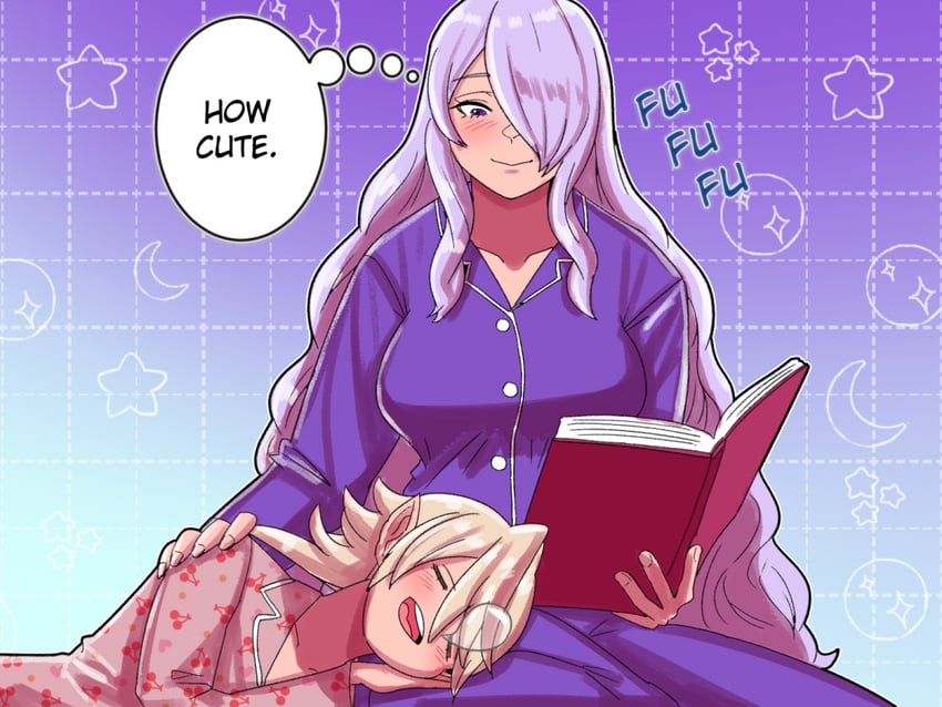 camilla and male corrin (fire emblem and 1 more) drawn by mnejing30
