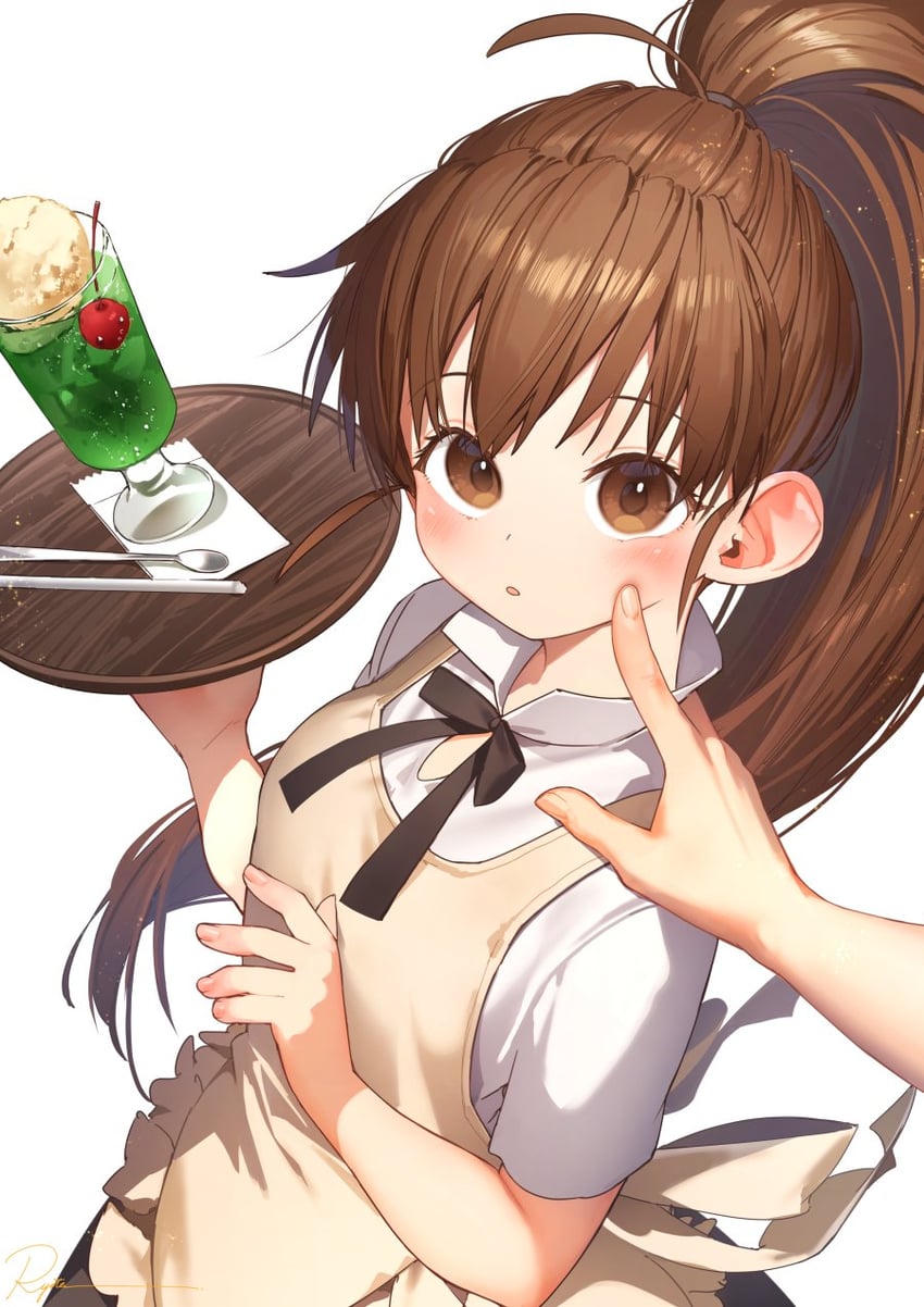 taneshima popura (working!!) drawn by ryota_(ry_o_ta)