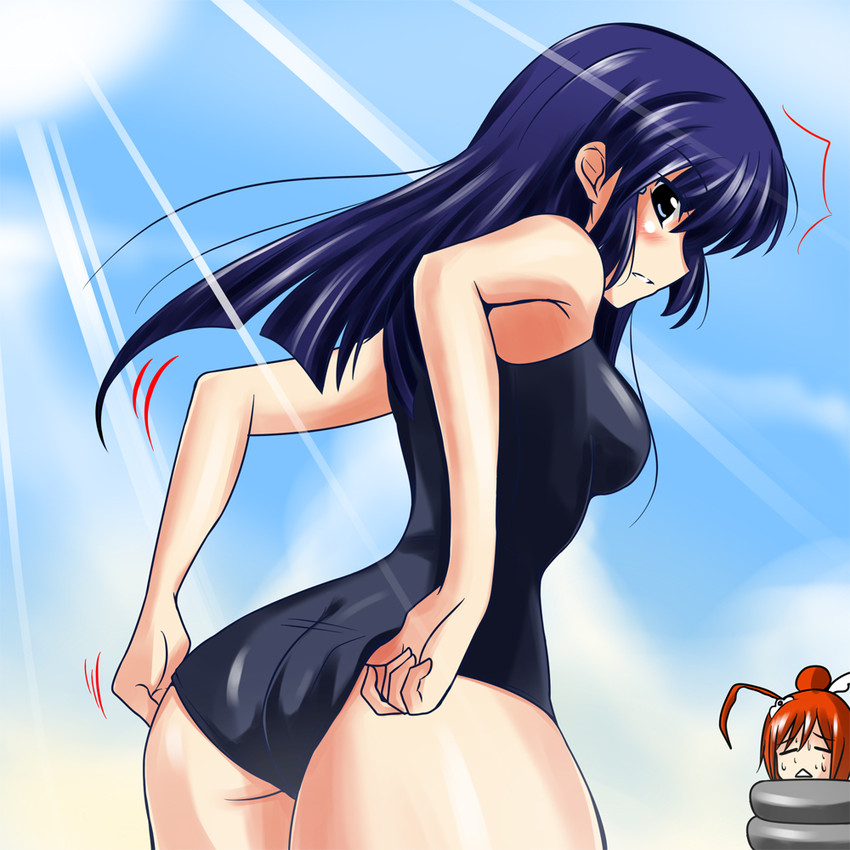 aoki reika, hino akane, and cure sunny (precure and 1 more) drawn by nishi_koutarou