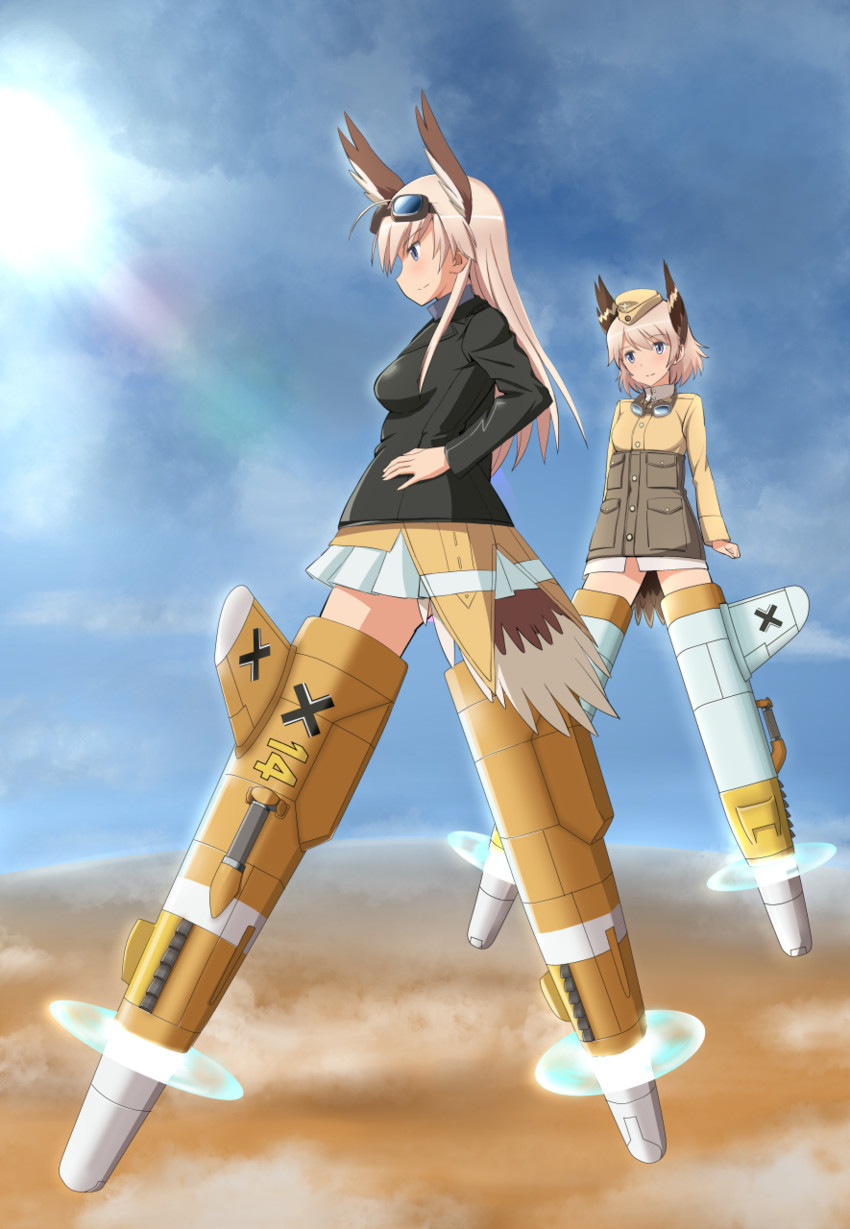 hanna-justina marseille and raisa pottgen (world witches series and 1 more) drawn by kaneko_(novram58)