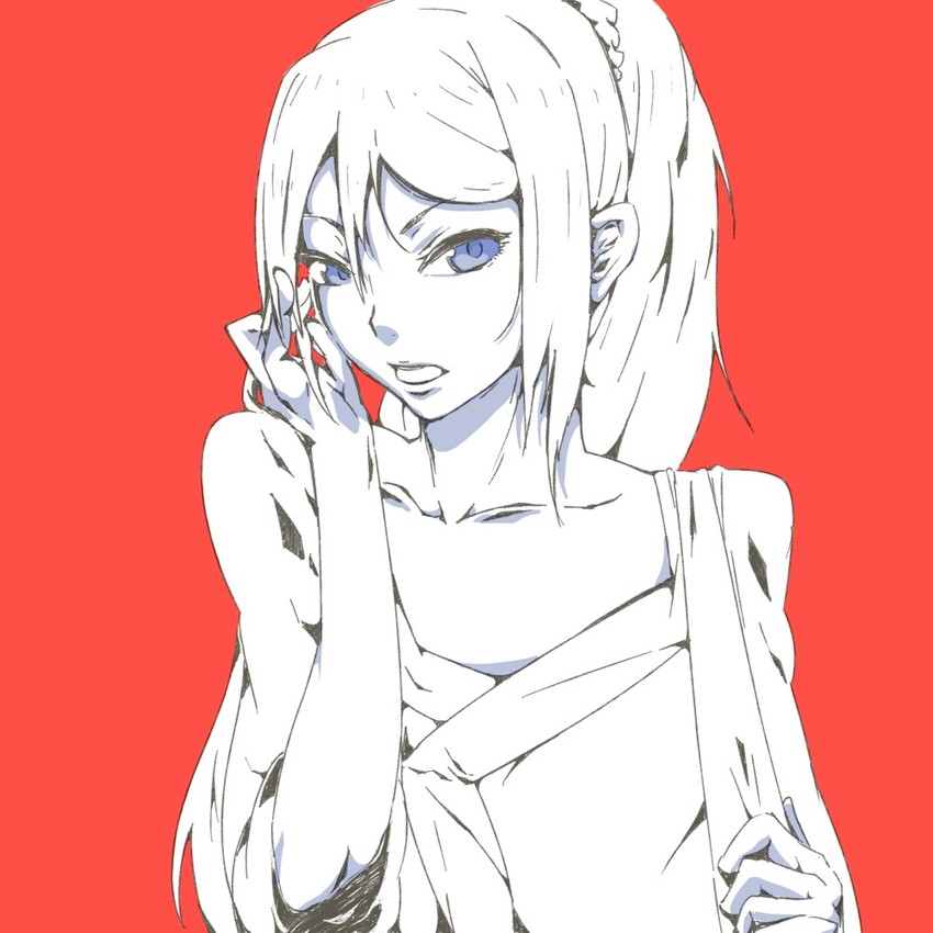 senjougahara hitagi (monogatari and 1 more) drawn by nukuchichi_kazuhiro