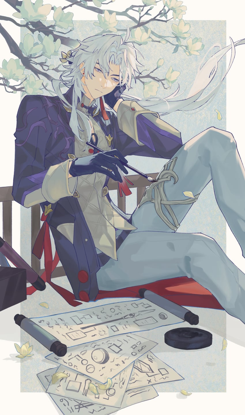 blade and yingxing (honkai and 1 more) drawn by zhao_yi