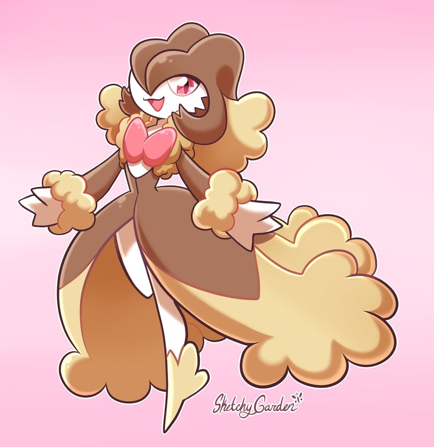 gardevoir and lopunny (pokemon) drawn by sketchygarden