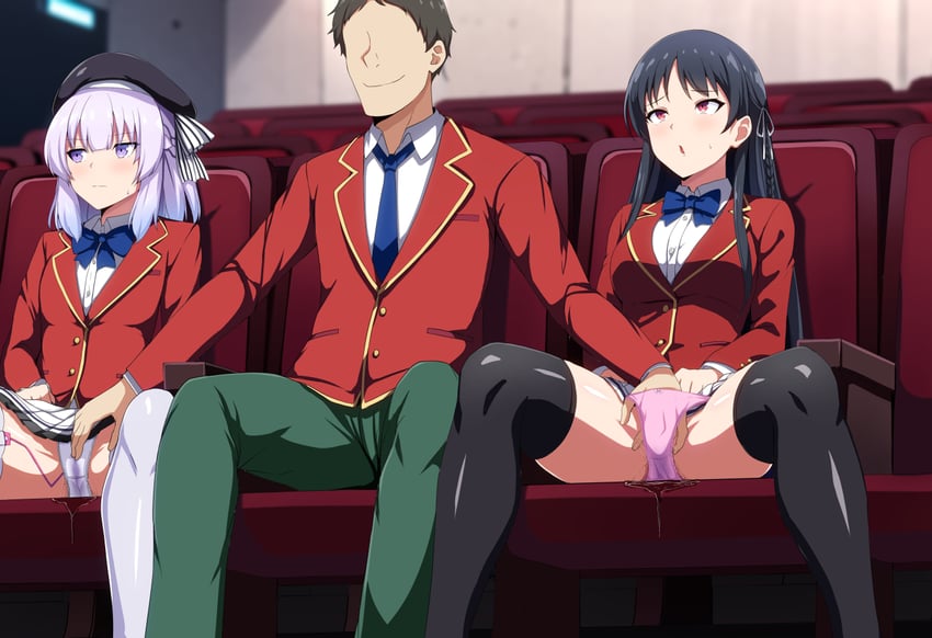 horikita suzune and sakayanagi arisu (youkoso jitsuryoku shijou shugi no kyoushitsu e) drawn by daiaru