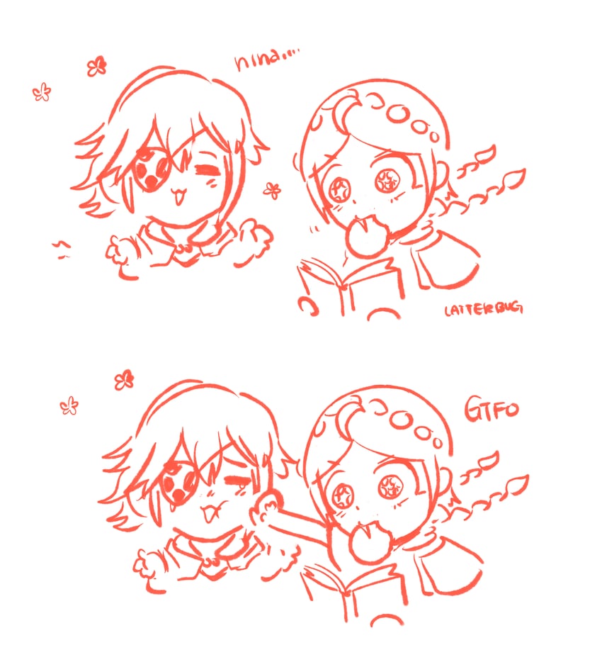nina and niles (fire emblem and 1 more) drawn by birdkars