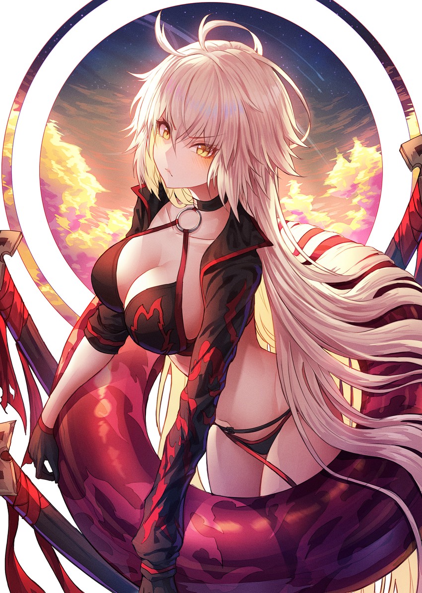 jeanne d'arc alter (fate and 1 more) drawn by okazu_(eightstudio)