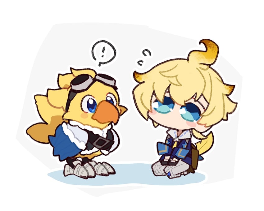 mika and alpha (genshin impact and 2 more) drawn by shigetake_(buroira)
