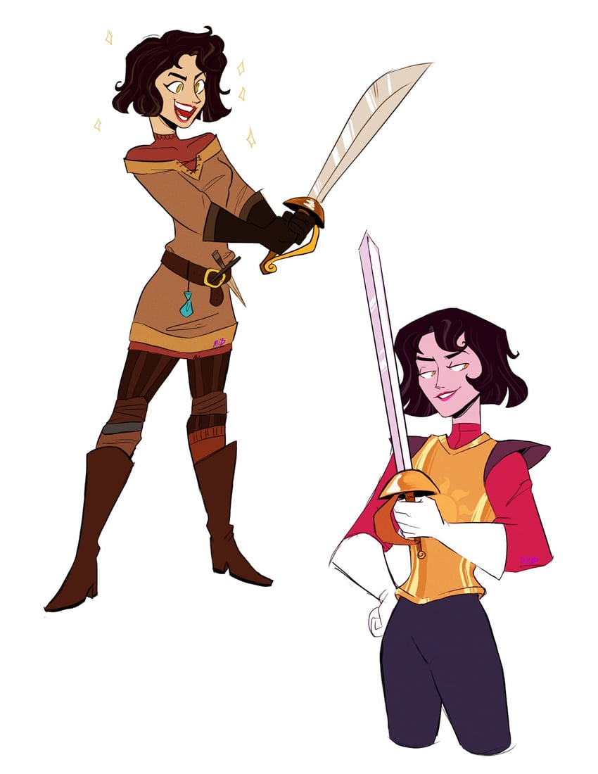 cassandra (tangled and 1 more) drawn by noidontgetthis