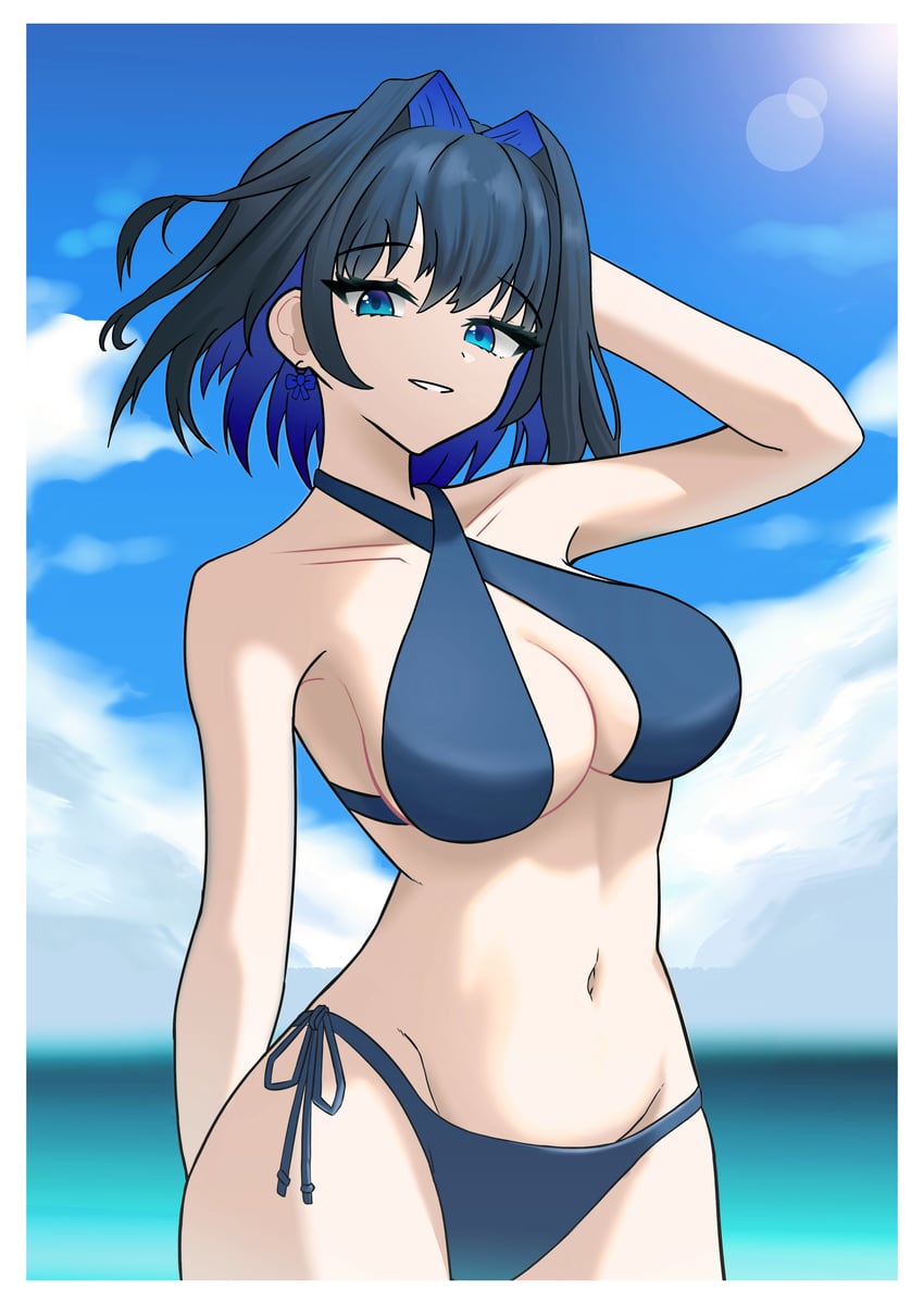 ouro kronii (hololive and 1 more) drawn by shimekir