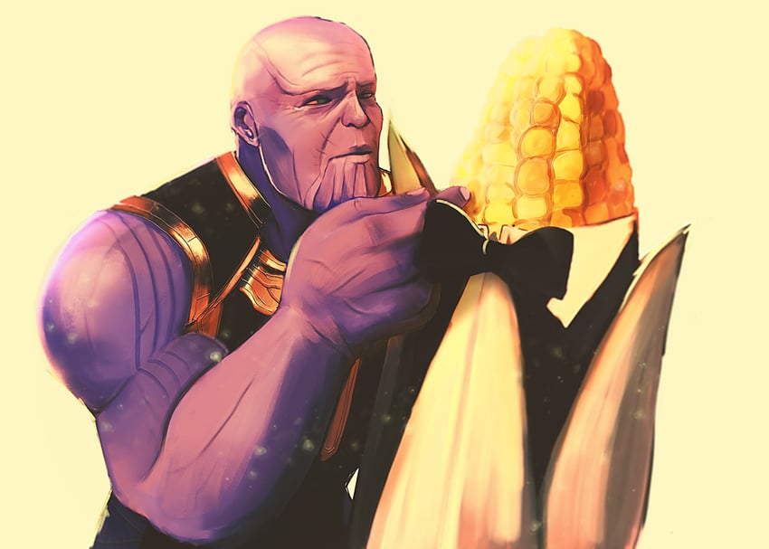 thanos (marvel and 3 more) drawn by d-cookie-deactivated20210317