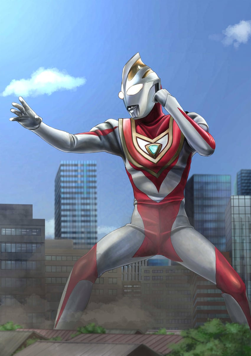 ultraman gaia (ultra series and 1 more) drawn by gattyo