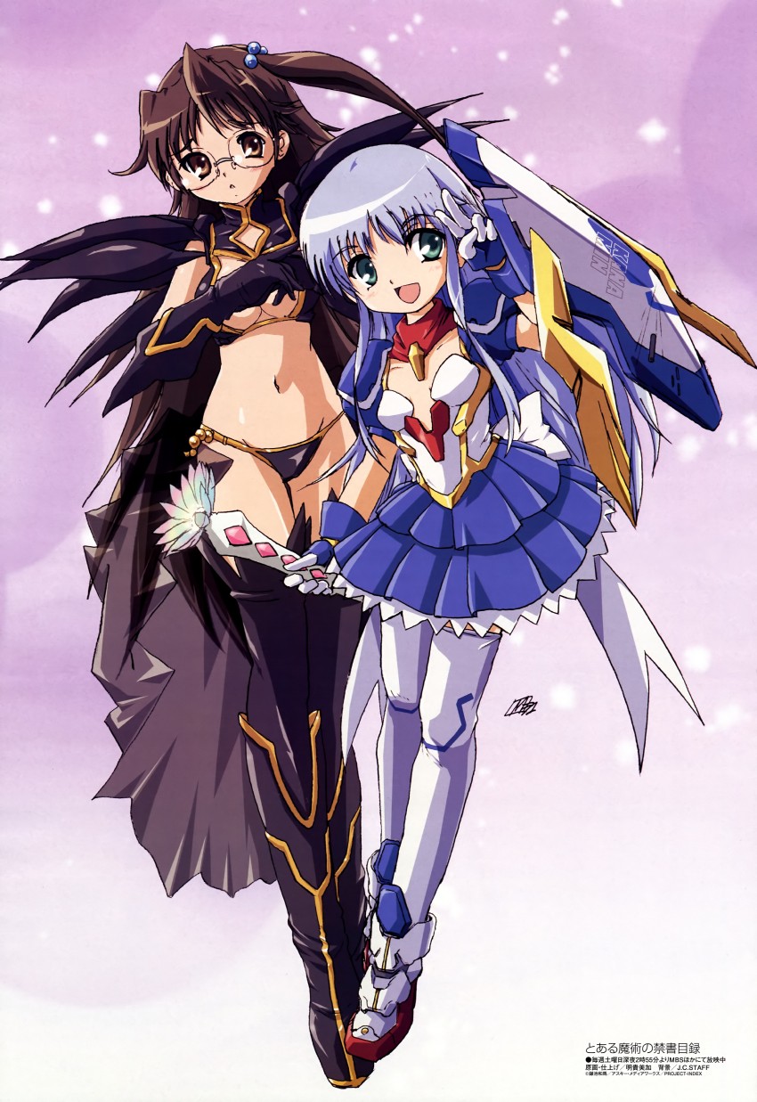 index, kazakiri hyouka, kanamin's rival, and kanamin (toaru majutsu no index and 3 more) drawn by akitaka_mika