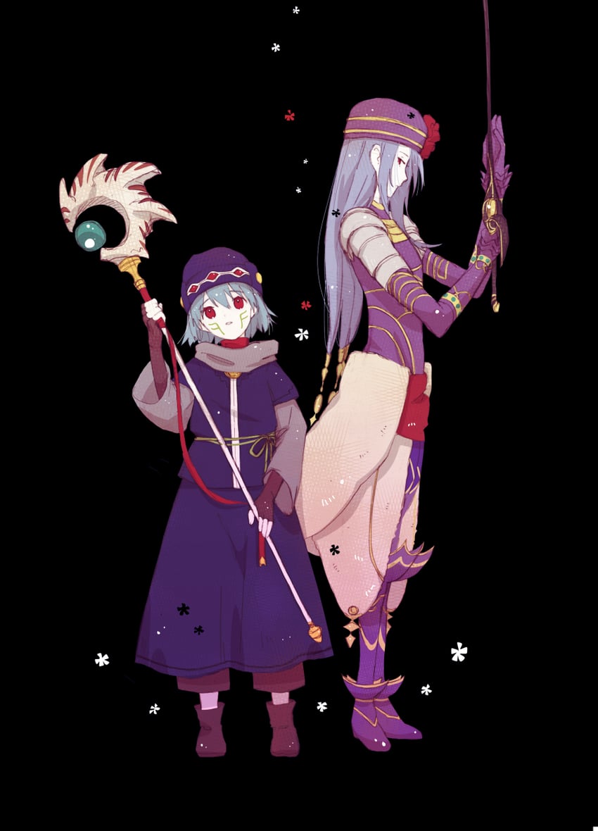 endrance and elk (.hack// and 2 more) drawn by ruhuna_02