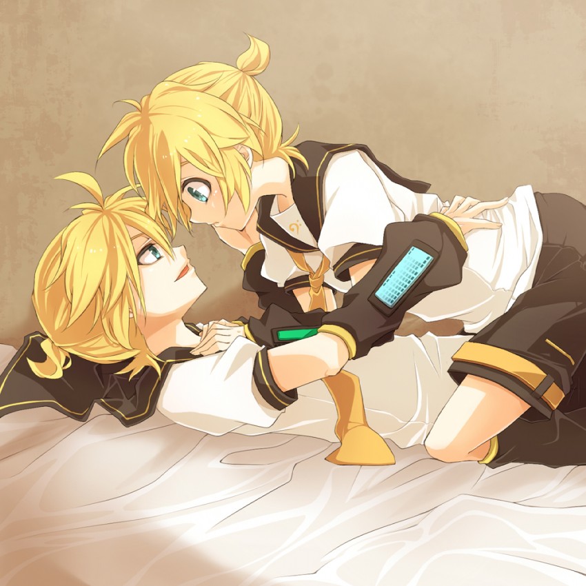 kagamine len (vocaloid) drawn by mukkun