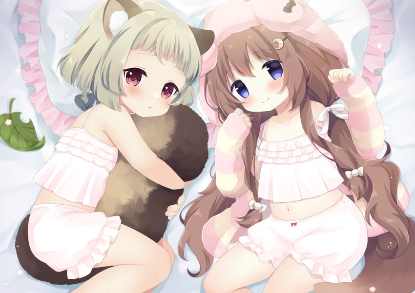 sayu and fumizuki (genshin impact and 1 more) drawn by sen1986