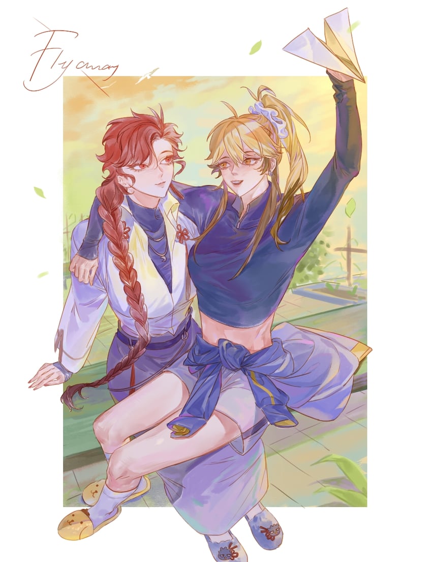 xia fei and xiao weiying (shiguang dailiren) drawn by chumo-qulingxiao