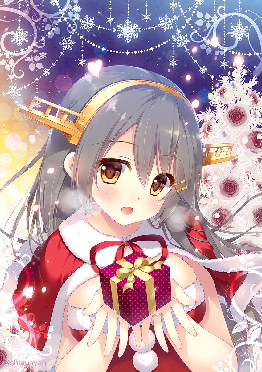 haruna and haruna kai ni (kantai collection) drawn by shigunyan