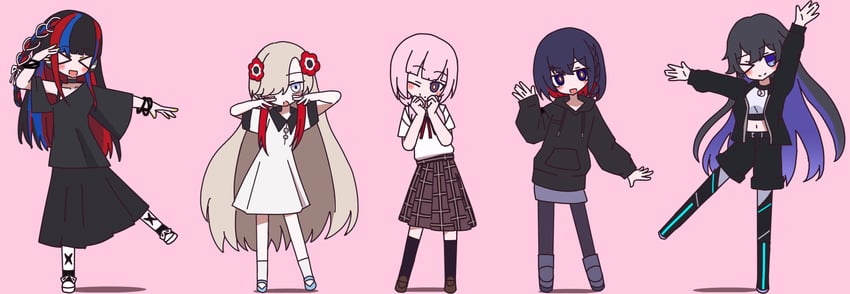 isekaijoucho, kaf, rim, koko, and harusaruhi (kamitsubaki studio and 2 more) drawn by amazake_horida