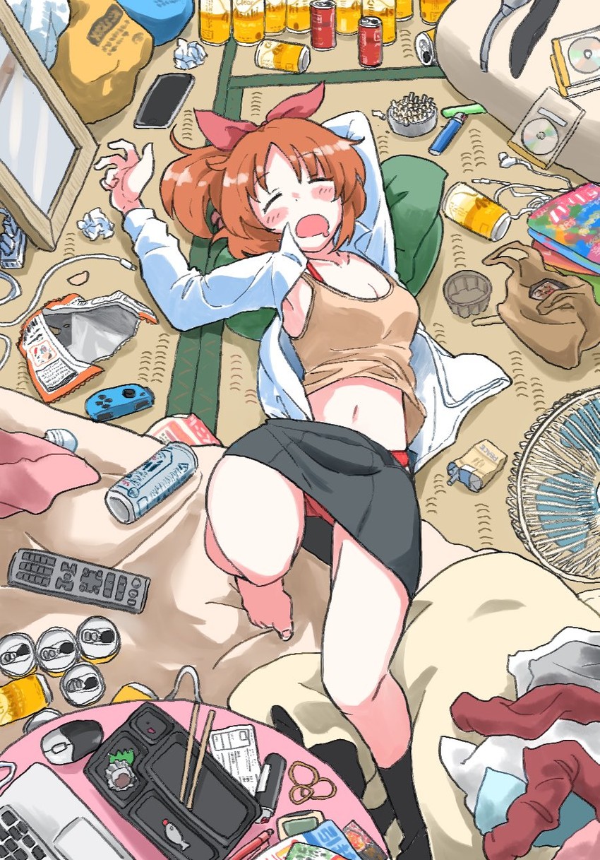 abe nana (idolmaster and 1 more) drawn by zk_(zk_gundan)