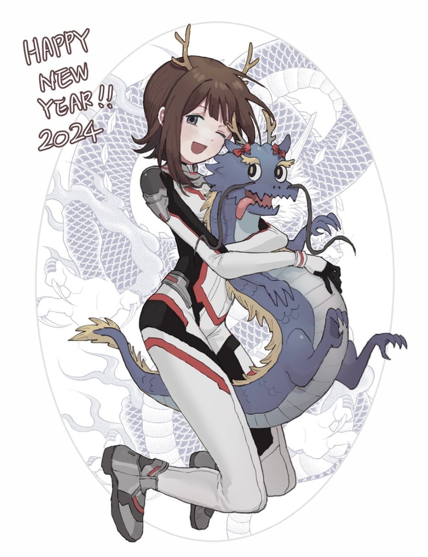 amami haruka (idolmaster and 2 more) drawn by 8_8ghost