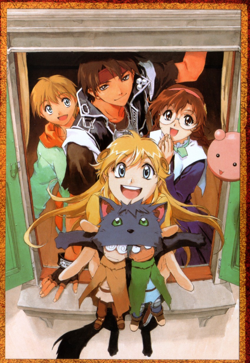 orphen, cleo everlastin, majic lin, leki, volkan, and 2 more (majutsushi orphen)