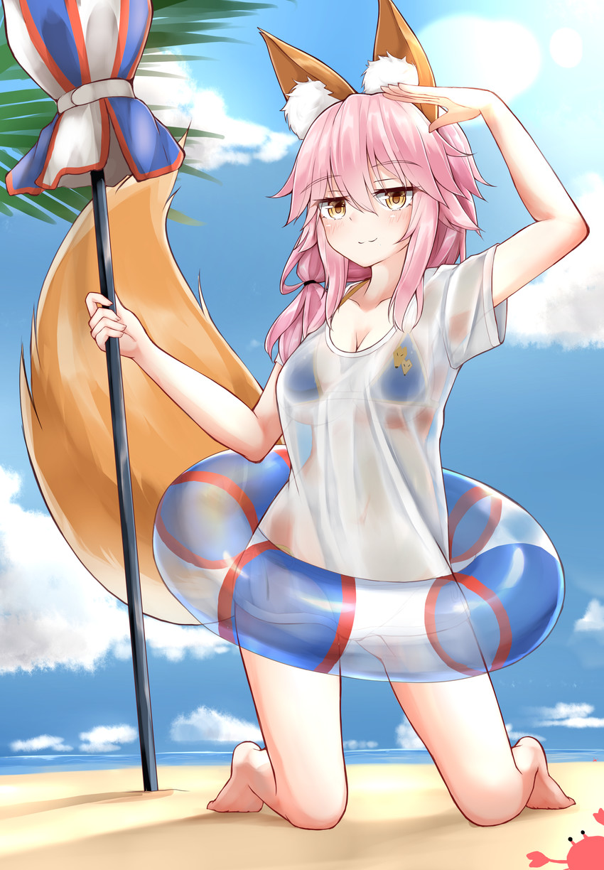 tamamo and tamamo no mae (fate and 1 more) drawn by moyoron