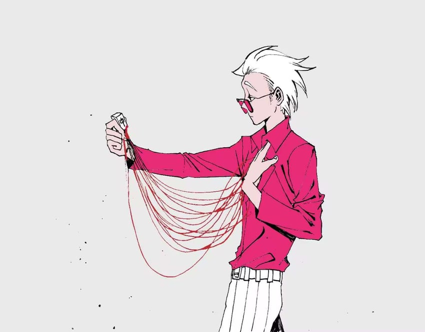 hirayama yukio (fukumoto mahjong and 1 more) drawn by nanji_yuan_zhumin