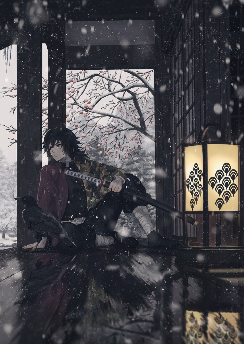 tomioka giyuu and kanzaburou (kimetsu no yaiba) drawn by 234_(1234!)