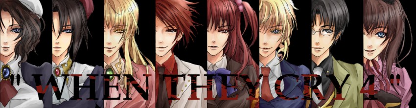 ushiromiya battler, ushiromiya ange, ushiromiya maria, ushiromiya jessica, shannon, and 3 more (umineko no naku koro ni) drawn by manon726