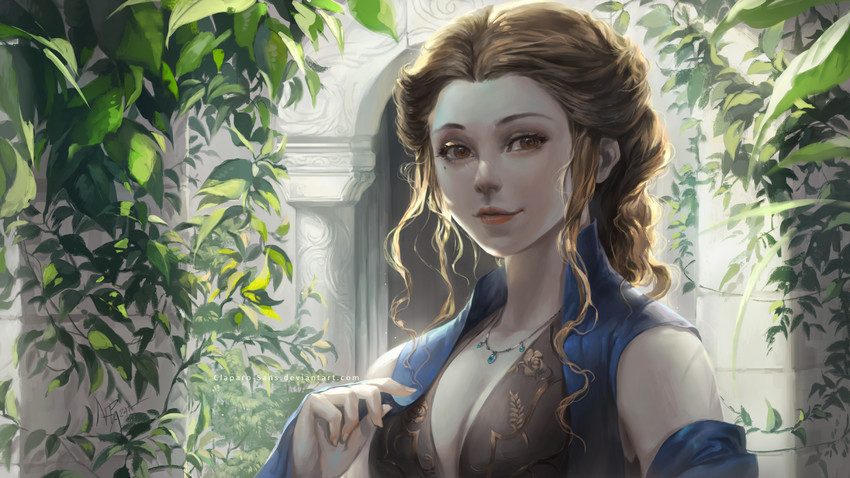 margaery tyrell (a song of ice and fire and 1 more) drawn by claparo