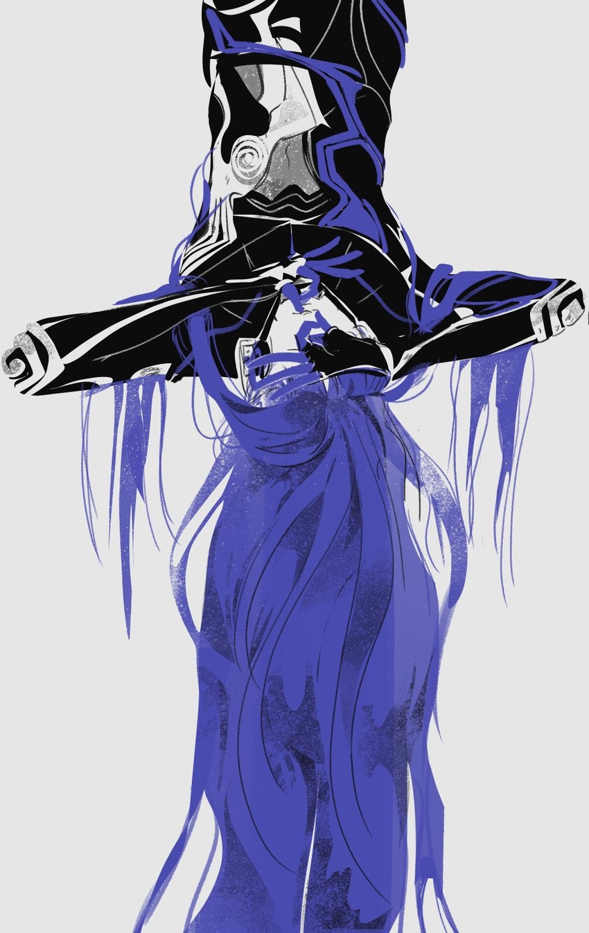 protagonist (shin megami tensei and 1 more) drawn by marudyne