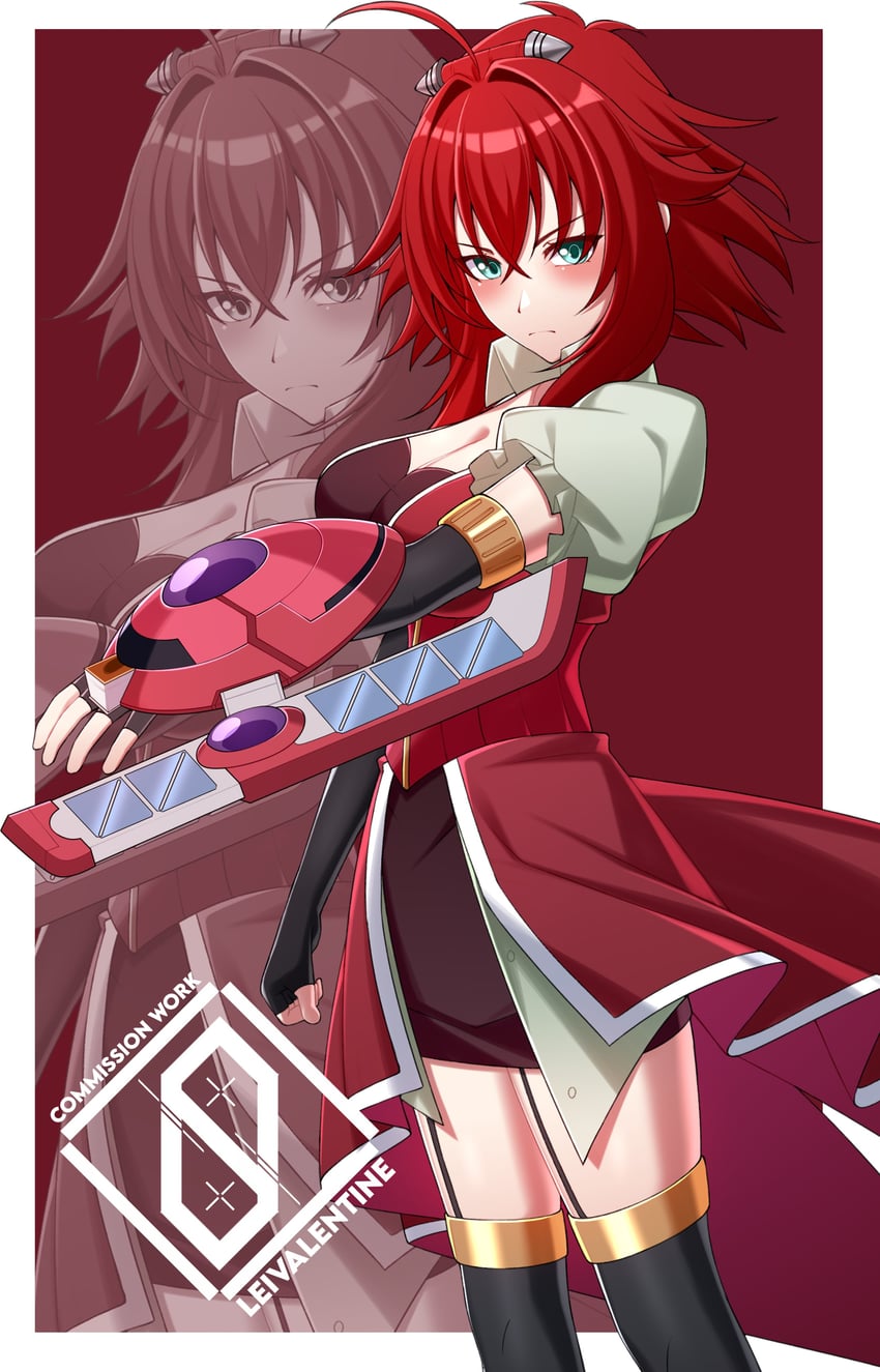 izayoi aki (yu-gi-oh! and 1 more) drawn by leiva