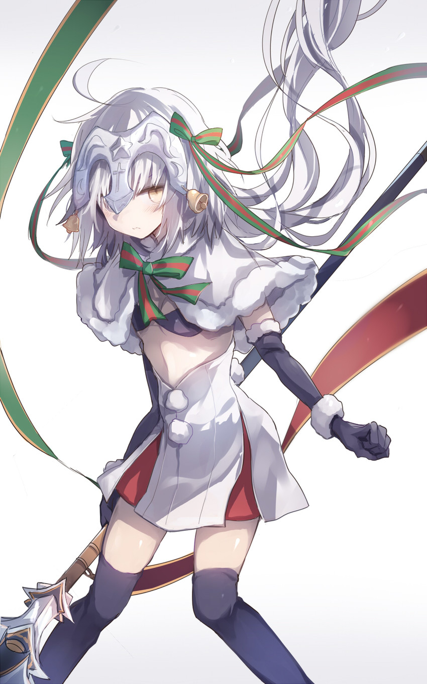 jeanne d'arc alter santa lily (fate and 1 more) drawn by tare_(tonikaku_magaru)