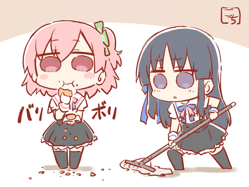 hitotsuyanagi riri and shirai yuyu (assault lily) drawn by gochisousama_(tanin050)