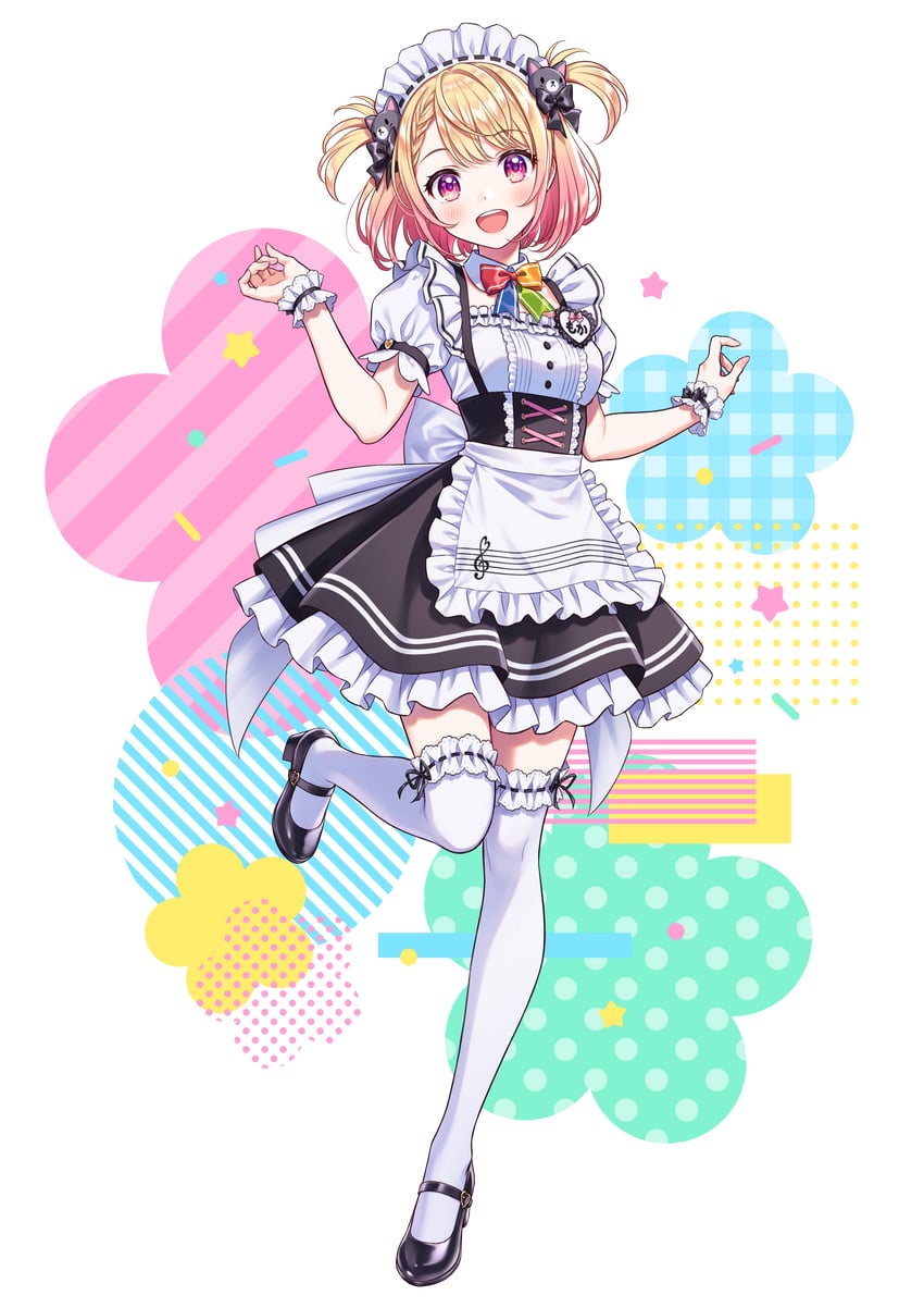 otome moka (indie virtual youtuber) drawn by morikura_en