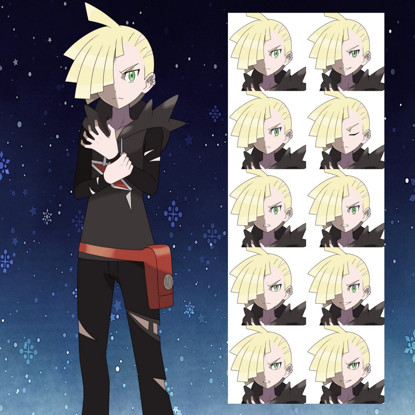 gladion (pokemon and 1 more) drawn by asatsuki_(fgfff)